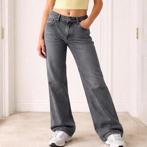 GAP Low Rise Straight Jeans Grey Size 12 Teen